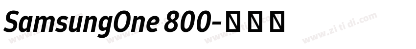 SamsungOne 800字体转换